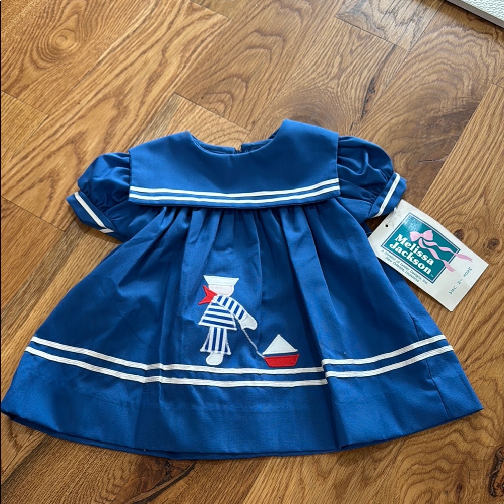 80s Baby Girl 9-12m Dress